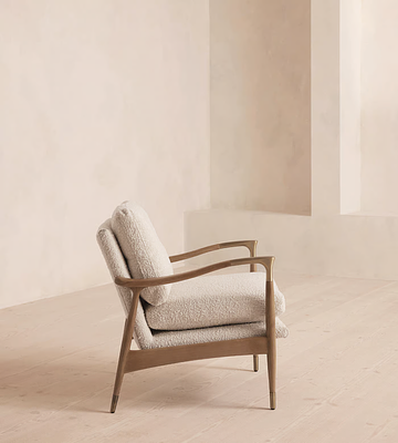 Theodore Armchair, Boucle, Natural