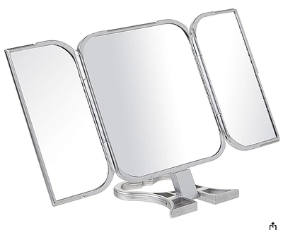 3-Way Foldable Travel Makeup Mirror